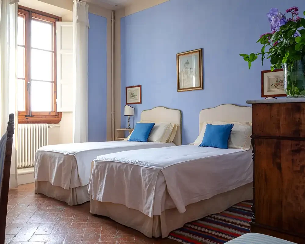 Villa di Tizzano Room Cielo, Luxury in Tuscany